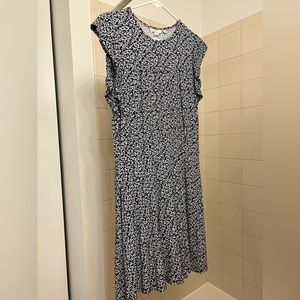 Boden Ruffle Printed Mini Dress